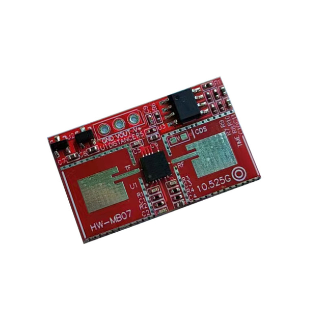 HW-MB07 10.525G Microwave Module Motion Sensor Motion Sensor ດ້ວຍໄລຍະທາງສັ້ນທີ່ຈະກວດພົບວຽກທີ່ຫມັ້ນຄົງ