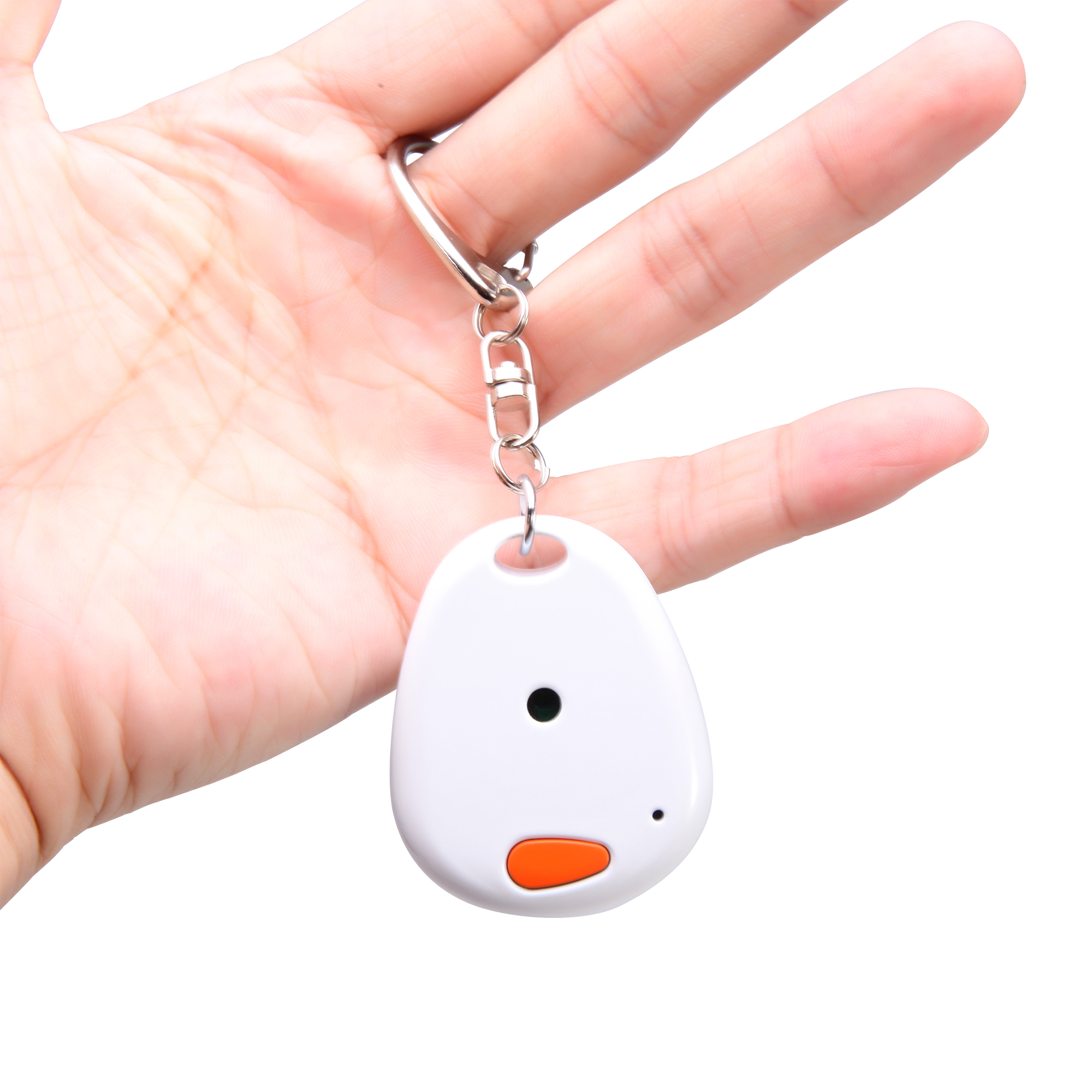 Perangkat anti hilang terhubung dengan ponsel melalui Perangkat Anti Hilang Bluetooth BT untuk ponsel, dompet, kunci, koper, anak-anak dan hewan peliharaan